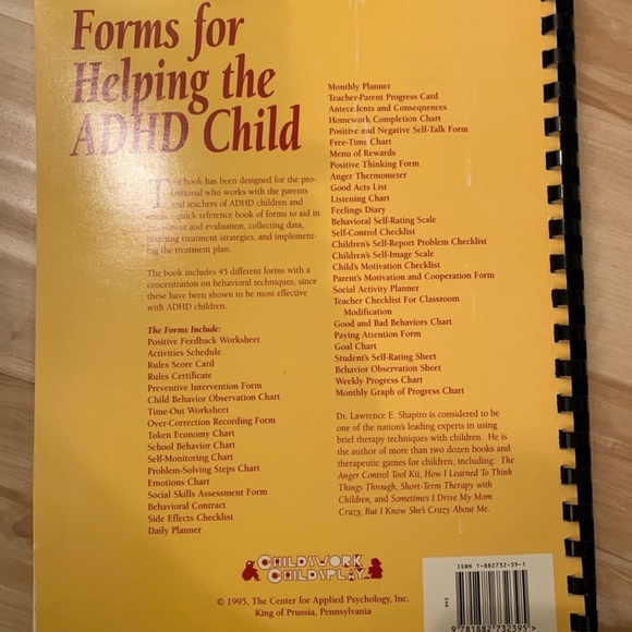 Forms for helping the ADHD child! New! Excellent resource! - Picture 11 of 12